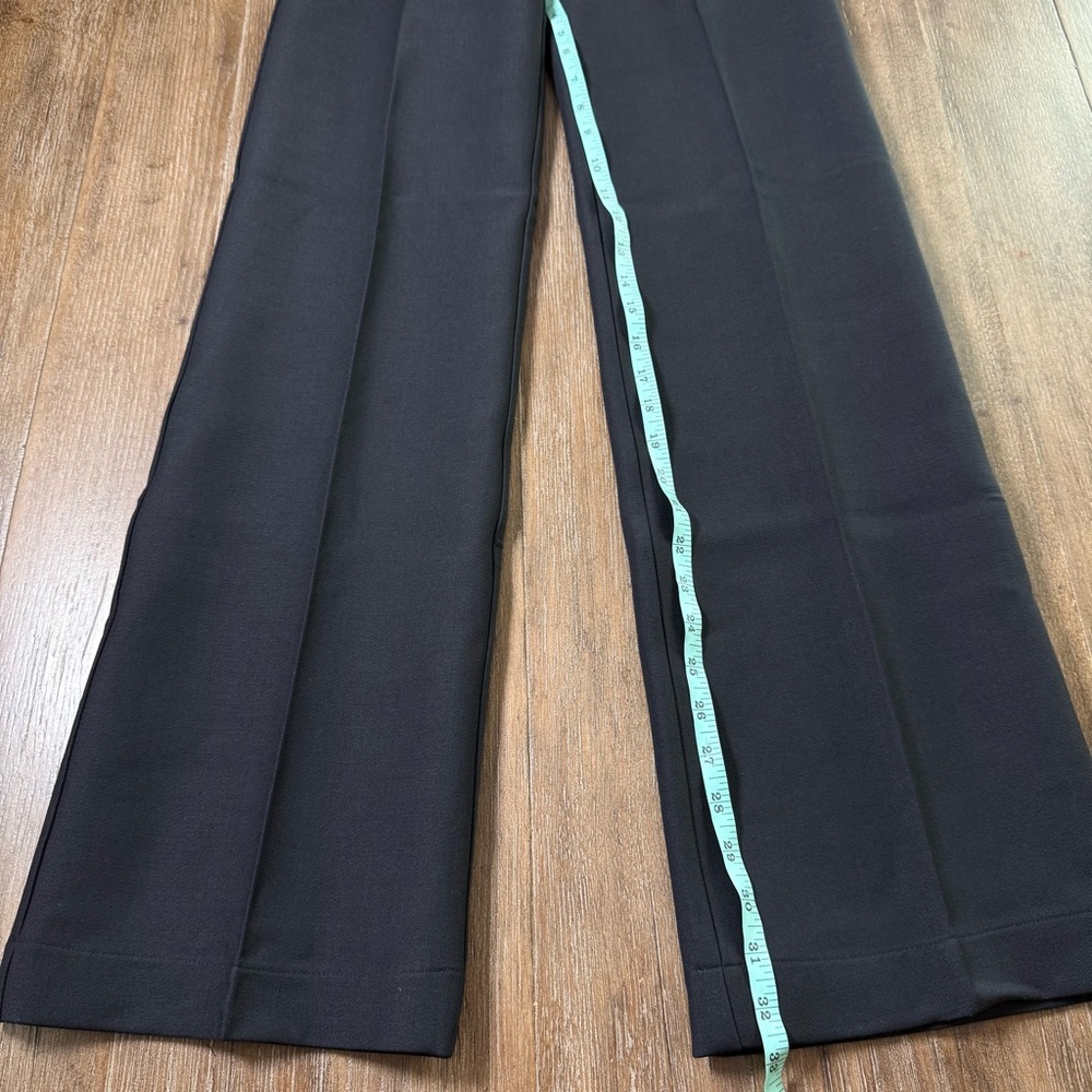 Sezane Pentalon Dan Trouser Wide Straight Leg Pants Wool Women's US Size 2 - Picture 13 of 15